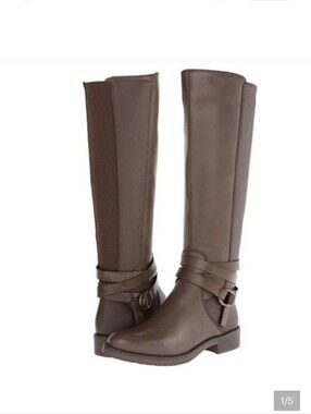 Kenneth Cole Reaction Over-the-Knee Riding Boots in Taupe Brown Size 8